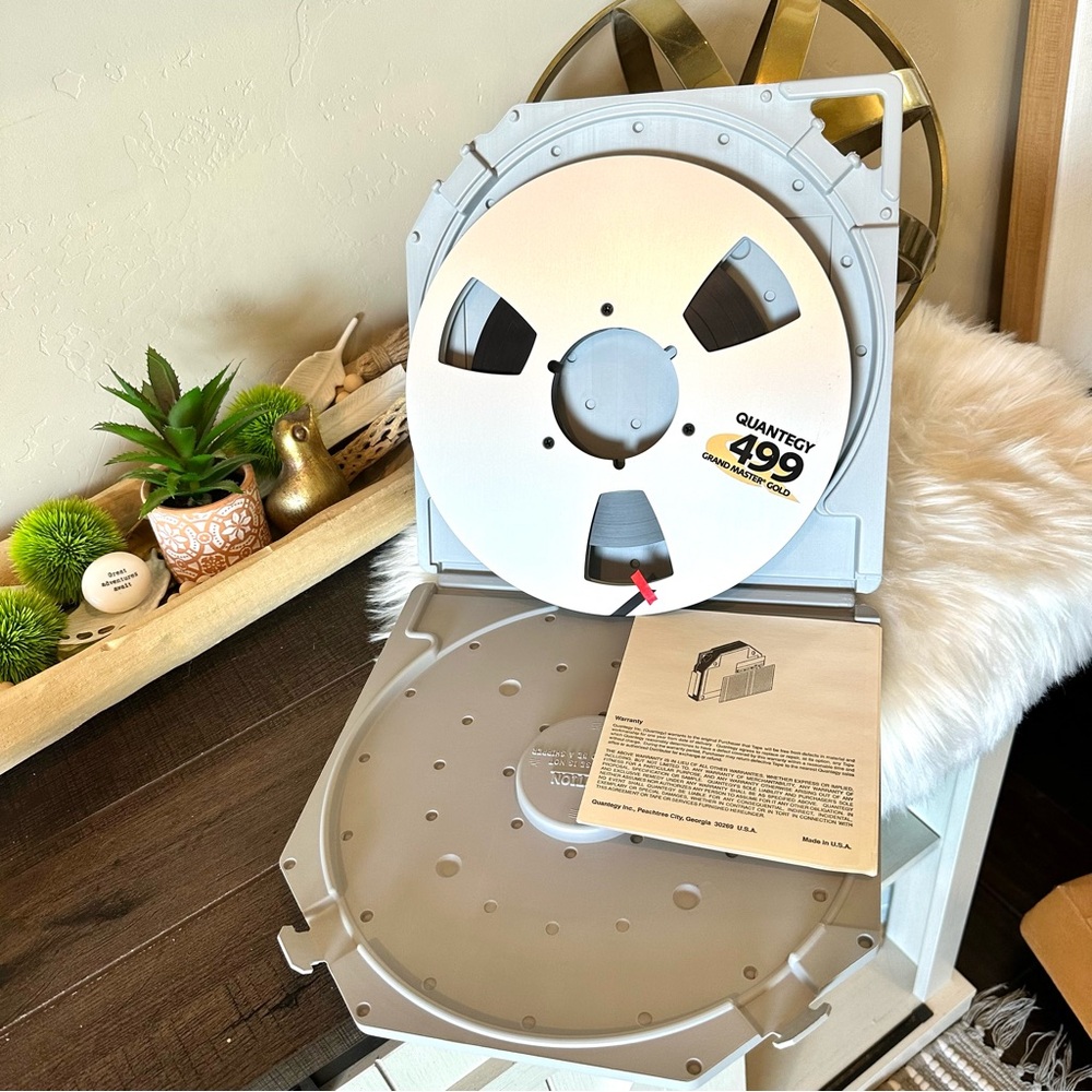 QUANTEGY 499 Grand Master Gold 1/4” x 2500’ (499-17411Y) Reel to Reel Audio Tape